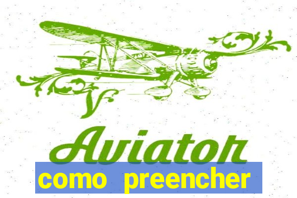 como preencher recibo de pagamento